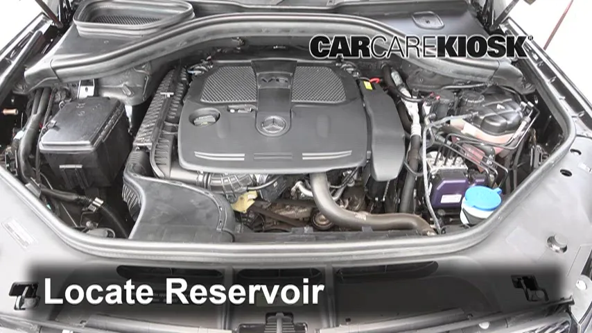 2018 Mercedes-Benz GLE350 4Matic 3.5L V6 Windshield Washer Fluid Add Fluid